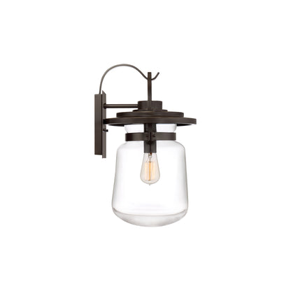 Lasalle 1-Light Wall Lantern in Western Bronze