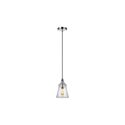 Loras 1-Light Mini Pendant in Chrome