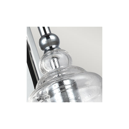 Loras 1-Light Wall Light in Chrome