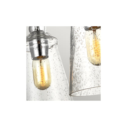 Loras 3-Light Pendant Chandelier in Chrome