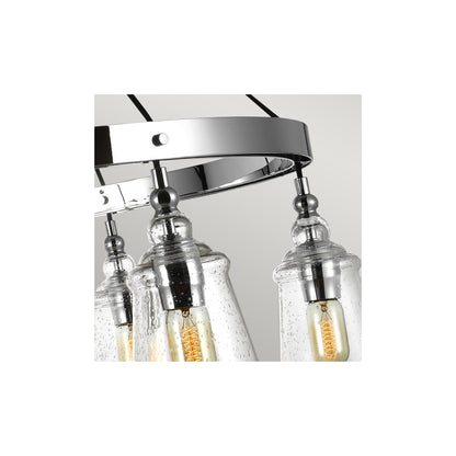 Loras 6-Light Chandelier in Chrome
