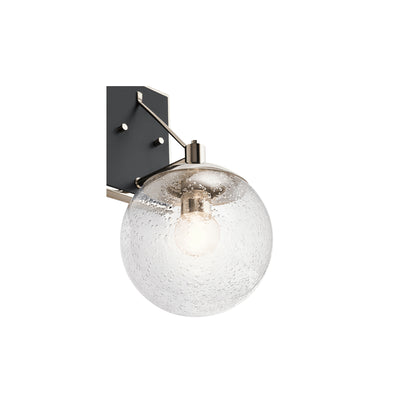 Marilyn 1-Light Wall Light in Polished Nickel