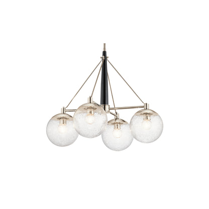 Marilyn 4-Light Pendant Chandelier in Polished Nickel