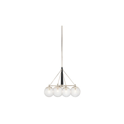 Marilyn 4-Light Pendant Chandelier in Polished Nickel
