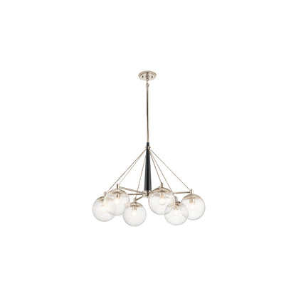 Marilyn 6-Light Chandelier in Polished Nickel