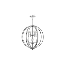 Mondo 8-Light Pendant Chandelier in Polished Chrome