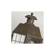 Nantucket Wall Lantern in Aged Brass