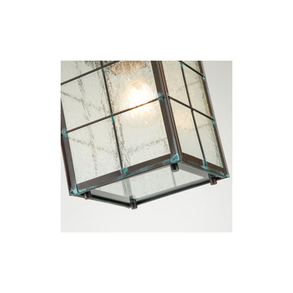 Nantucket 1-Light Medium Chain Lantern in Aged Brass