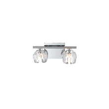 Regalia 2-Light Wall Light in Polished Chrome