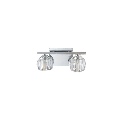 Regalia 2-Light Wall Light in Polished Chrome