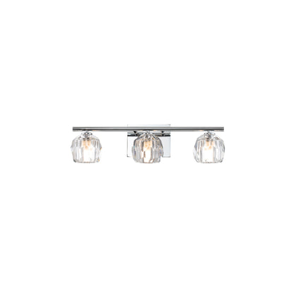 Regalia 3-Light Wall Light in Polished Chrome