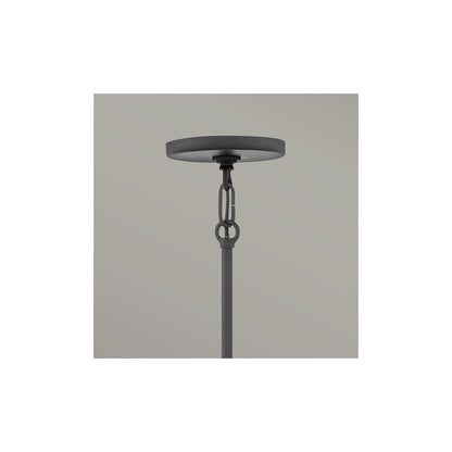 Ren 5-Light Chandelier in Matt Black & Gold