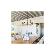 Ren 5-Light Chandelier in Matt Black & Gold