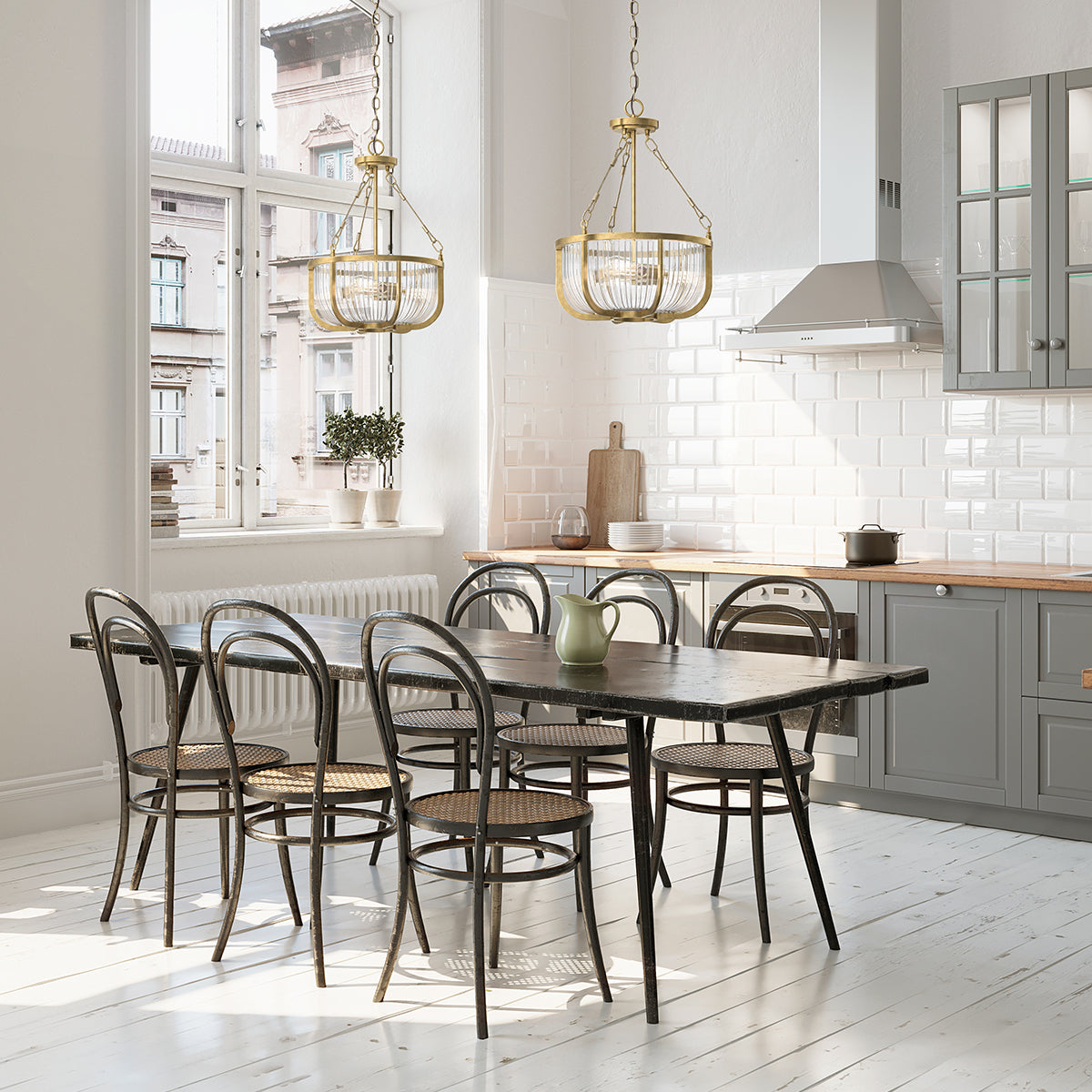Quintiesse Roux 3-Light Pendant