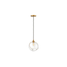 Skye 1-Light Pendant in Heritage Brass