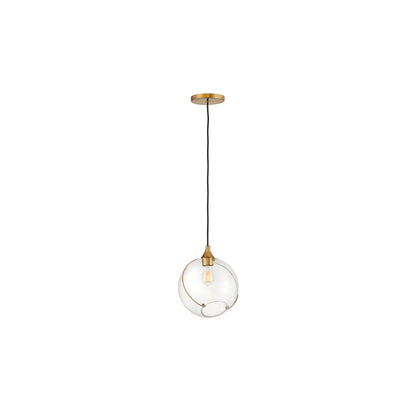 Skye 1-Light Pendant in Heritage Brass