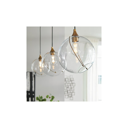 Skye 1-Light Pendant in Heritage Brass
