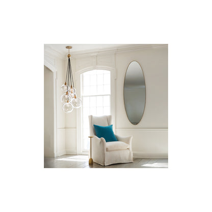 Skye 6-Light Pendant in Heritage Brass