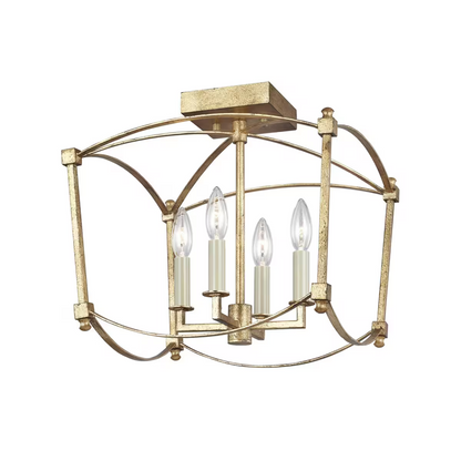 Thayer 4-Light Semi-Flush Mount