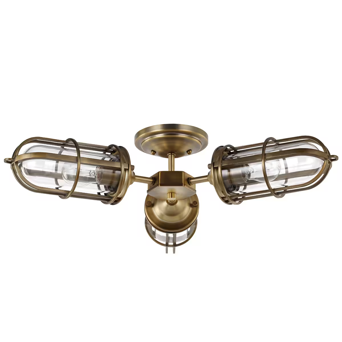 Urban Restoration 3-Light Semi Flush