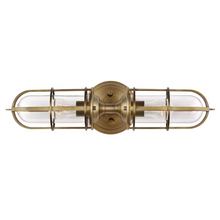 Urban Restoration 2-Light Wall Light in Dark Antique Brass