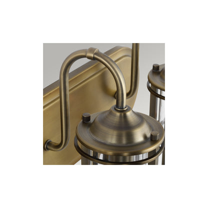 Urban Restoration 3-Light Wall Light in Dark Antique Brass