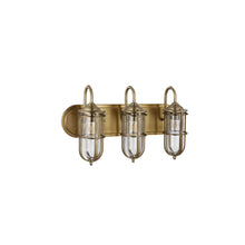 Urban Restoration 3-Light Wall Light in Dark Antique Brass