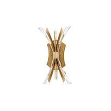 Vida 2-Light Wall Light in Burnished Gold