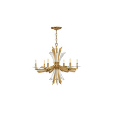 Vida 6-Light Chandelier in Burnished Gold