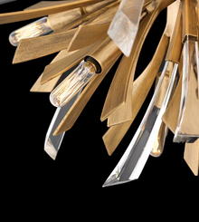 Vida 6-Light Chandelier in Burnished Gold