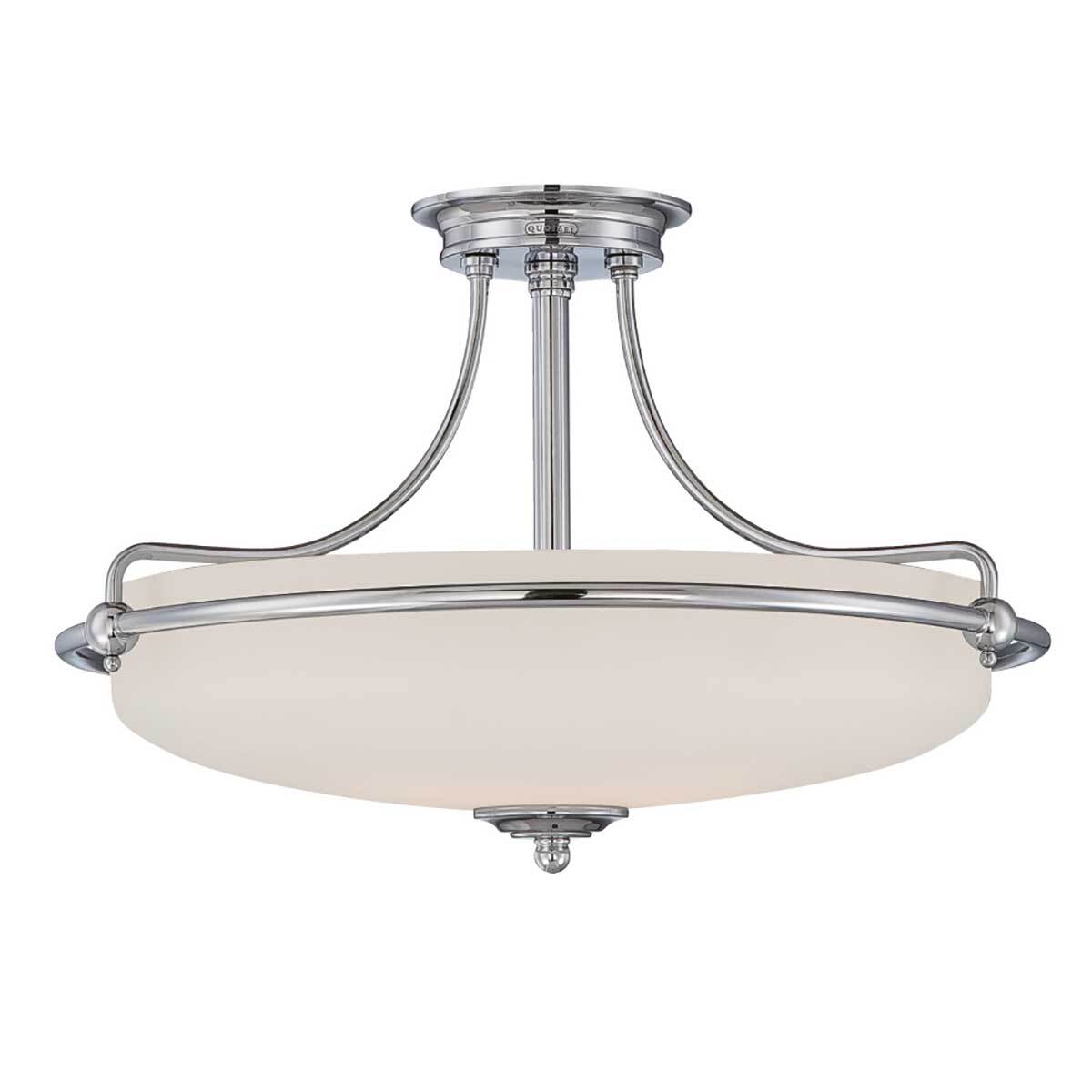 Elstead Griffin Semi-Flush Ceiling Light