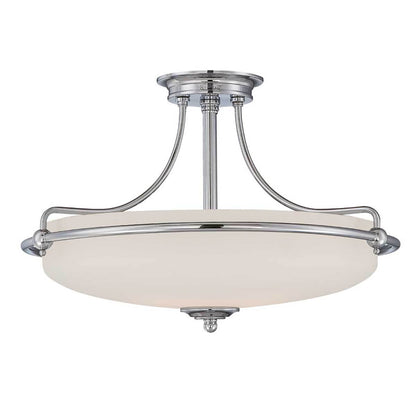 Elstead Griffin Semi-Flush Ceiling Light