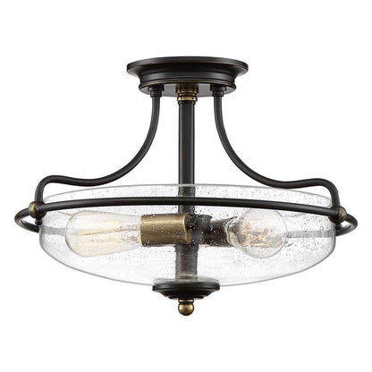 Elstead Griffin Semi-Flush Ceiling Light
