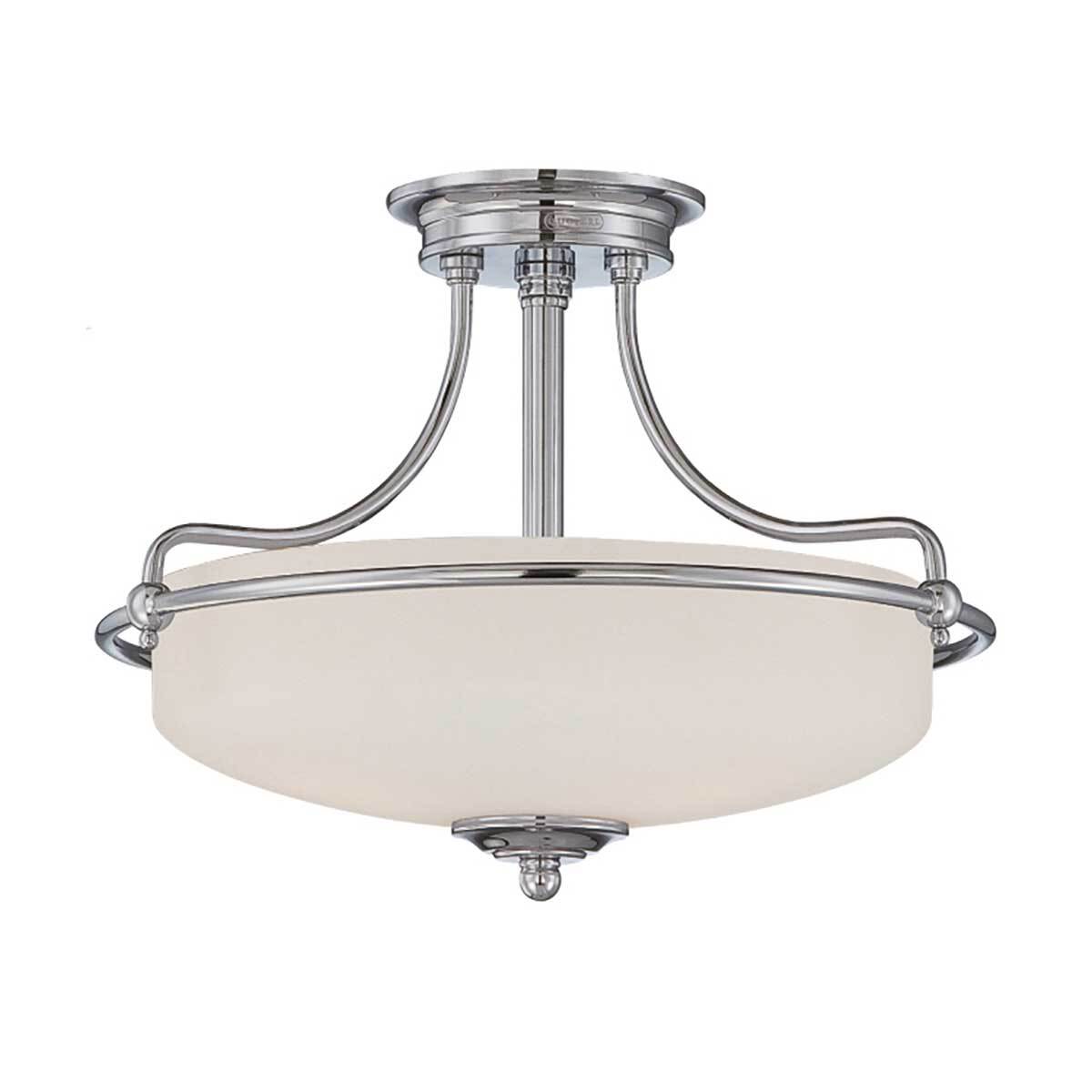 Elstead Griffin Semi-Flush Ceiling Light