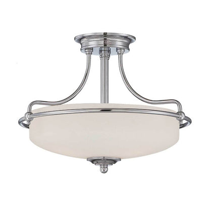 Elstead Griffin Semi-Flush Ceiling Light