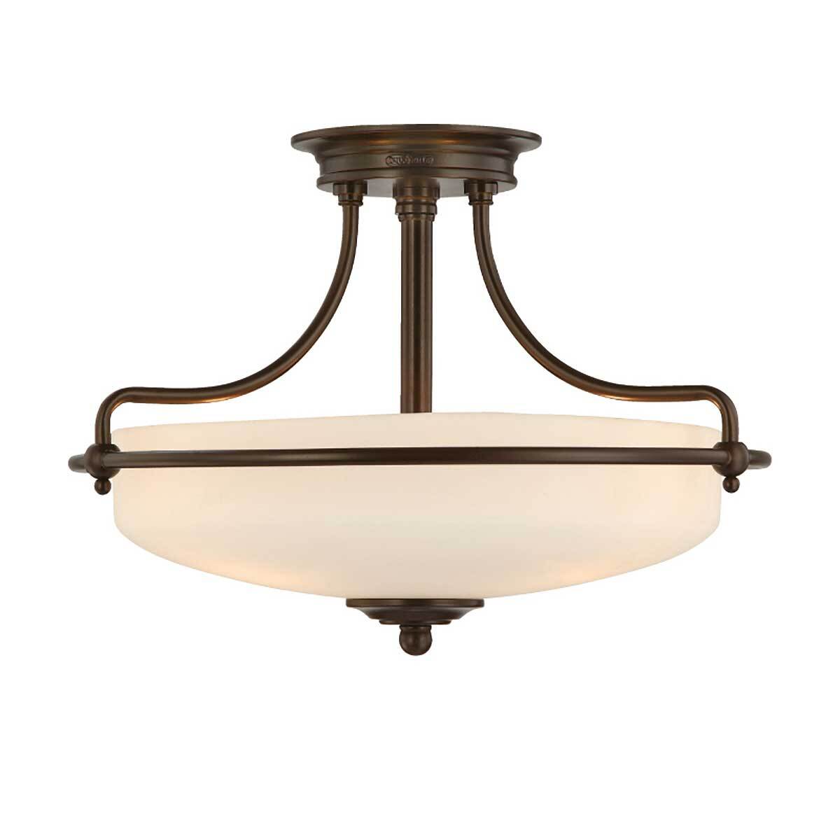 Elstead Griffin Semi-Flush Ceiling Light