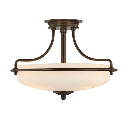 Elstead Griffin Semi-Flush Ceiling Light