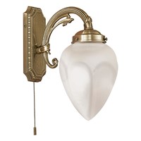 IMPERIAL Single Wall Light Satin White Glass