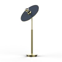 Marconi Table Lamp Brushed Brass & Lacquer
