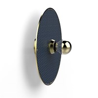 Marconi Wall Light Brushed Brass & Lacquer