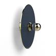 Villa Lumi Marconi Wall Light Brushed Brass & Lacquer in Steel