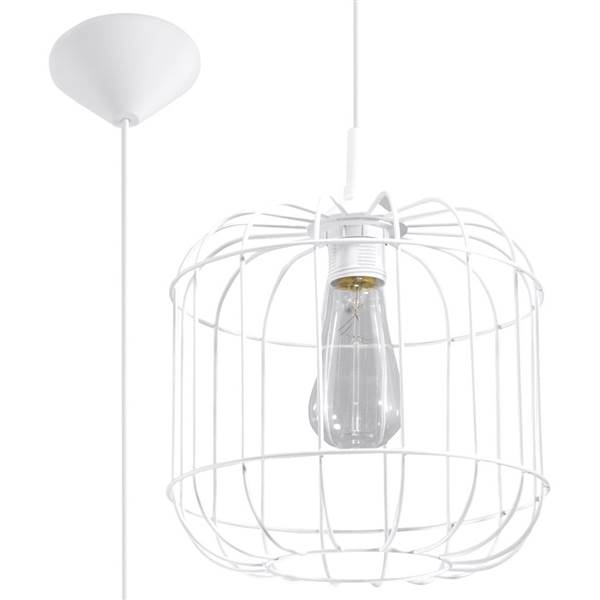 Sollux Celta 1-Light Pendant with Wire Frame