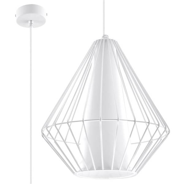 Sollux Demi 1-Light Pendant with Wire Frame
