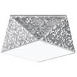 Sollux Hexa Small Ceiling Fitting in Silver Pixel