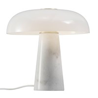 Glossy Table Lamp White