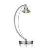 Dar Luther 1-Light Table Lamp with Crystal Glass in Polished Chrome