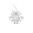 Slamp Lillibet Mini Suspension With Clear Crystals in White